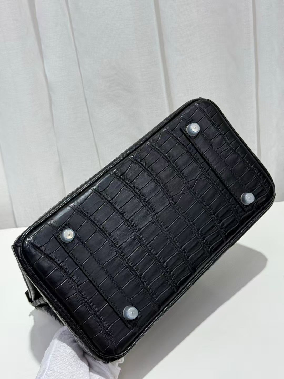 HM Birkin 35cm Black Crocodile Silver Hardware (Needs 30 days to prepare goods)