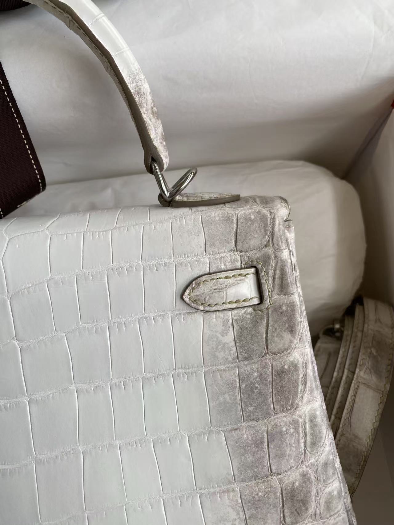 HM Kelly Retourne 25cm Himalayan Crocodile Leather (15 days production)