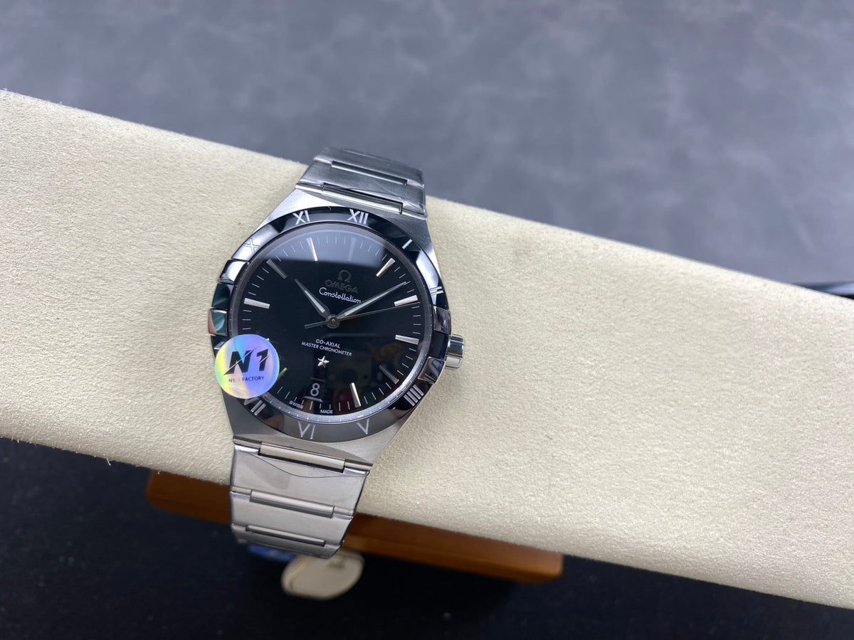 Omega Constellation Co-Axial Master Chronometer 41 mm Stainless Steel Case Black Dial