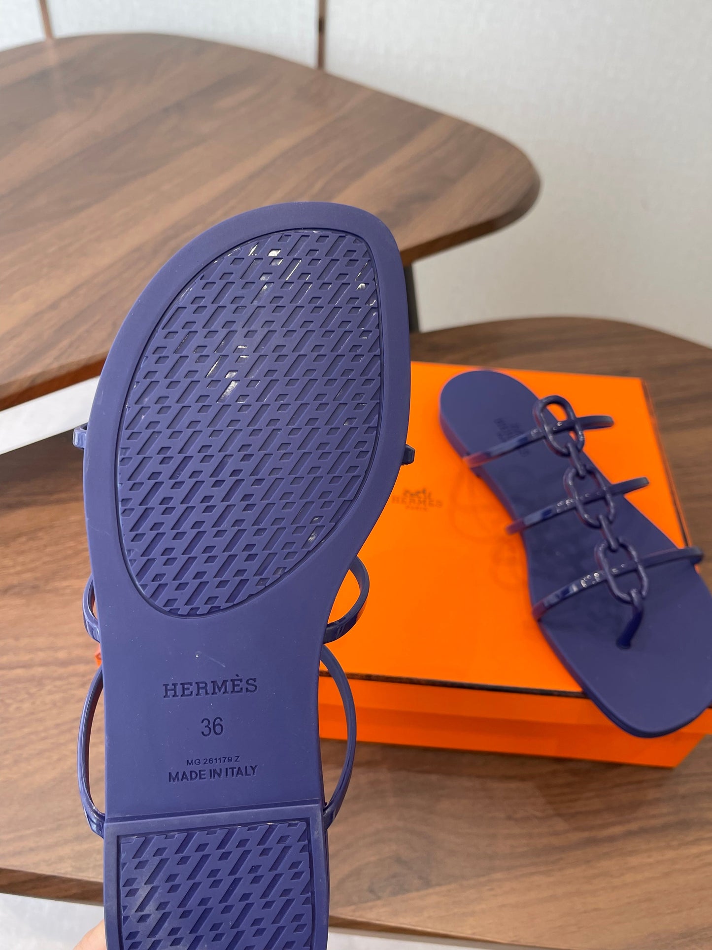 HM Mykonos Sandal Navy Blue TPU 624766