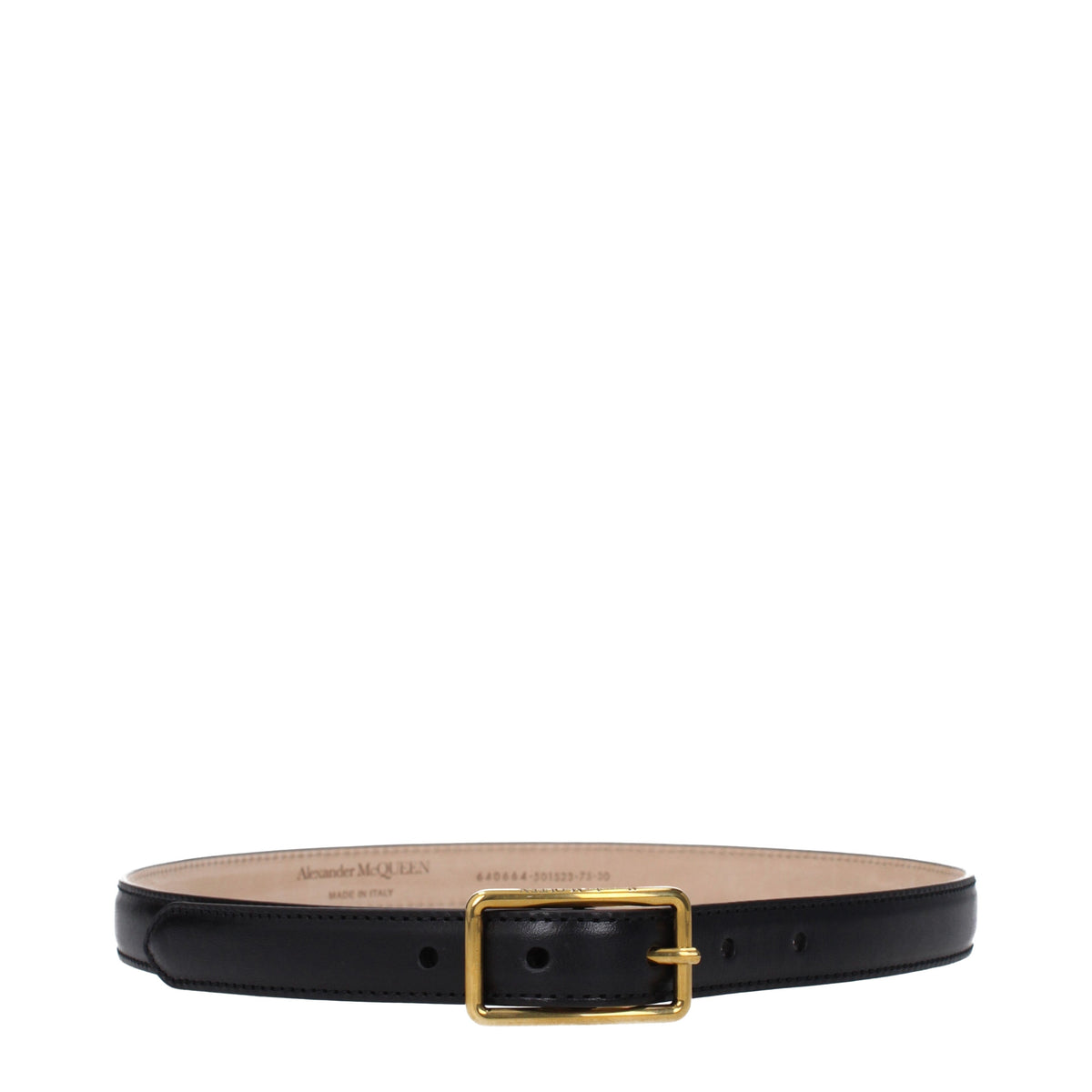 Alexander McQueen Belts Women Leather Black