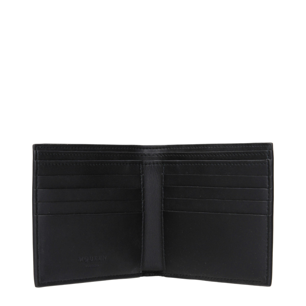 Alexander McQueen Wallets Men Leather Black