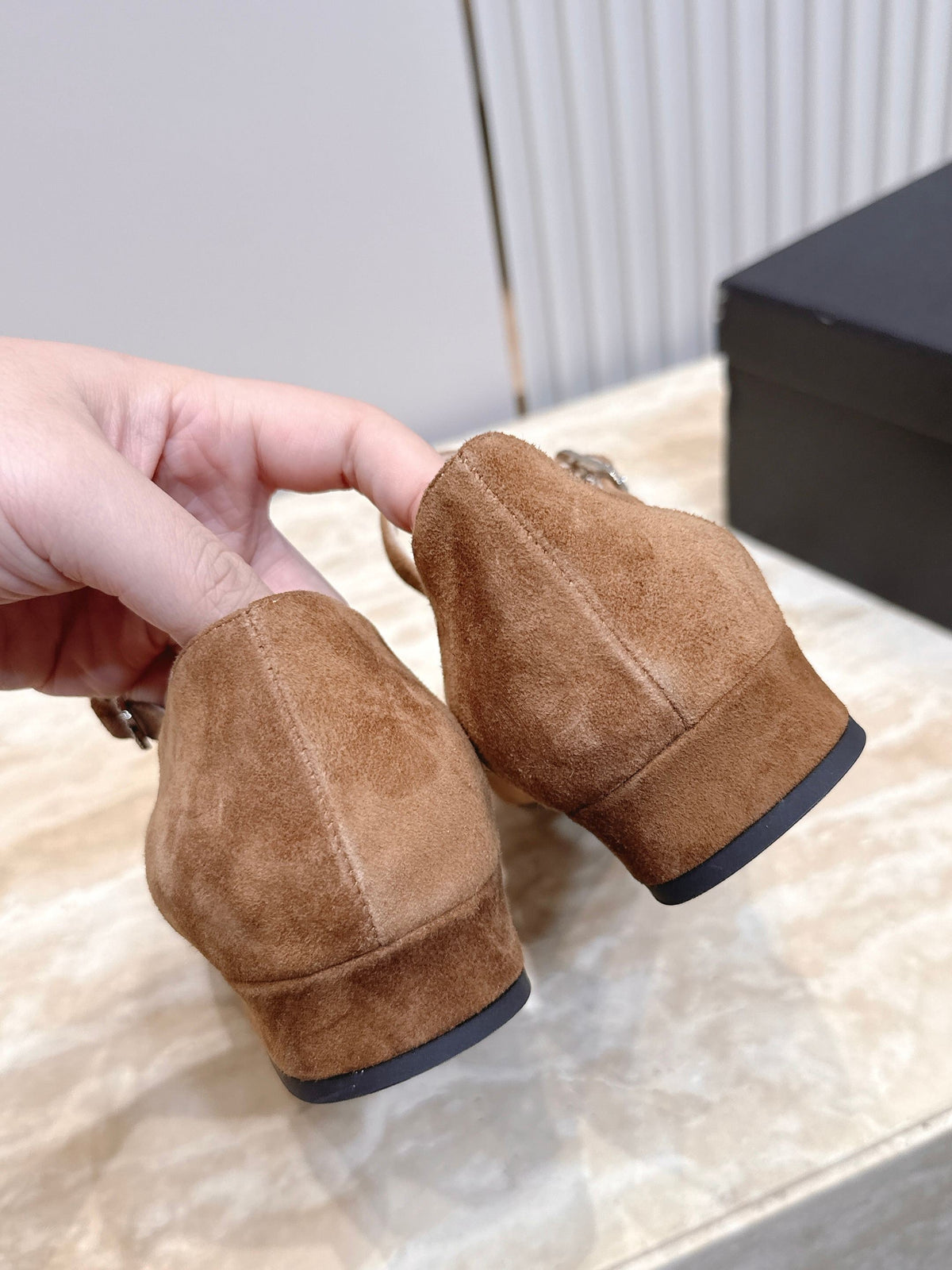 Chanel 2026 Ballet Flat 25mm Suede Calfskin 899012