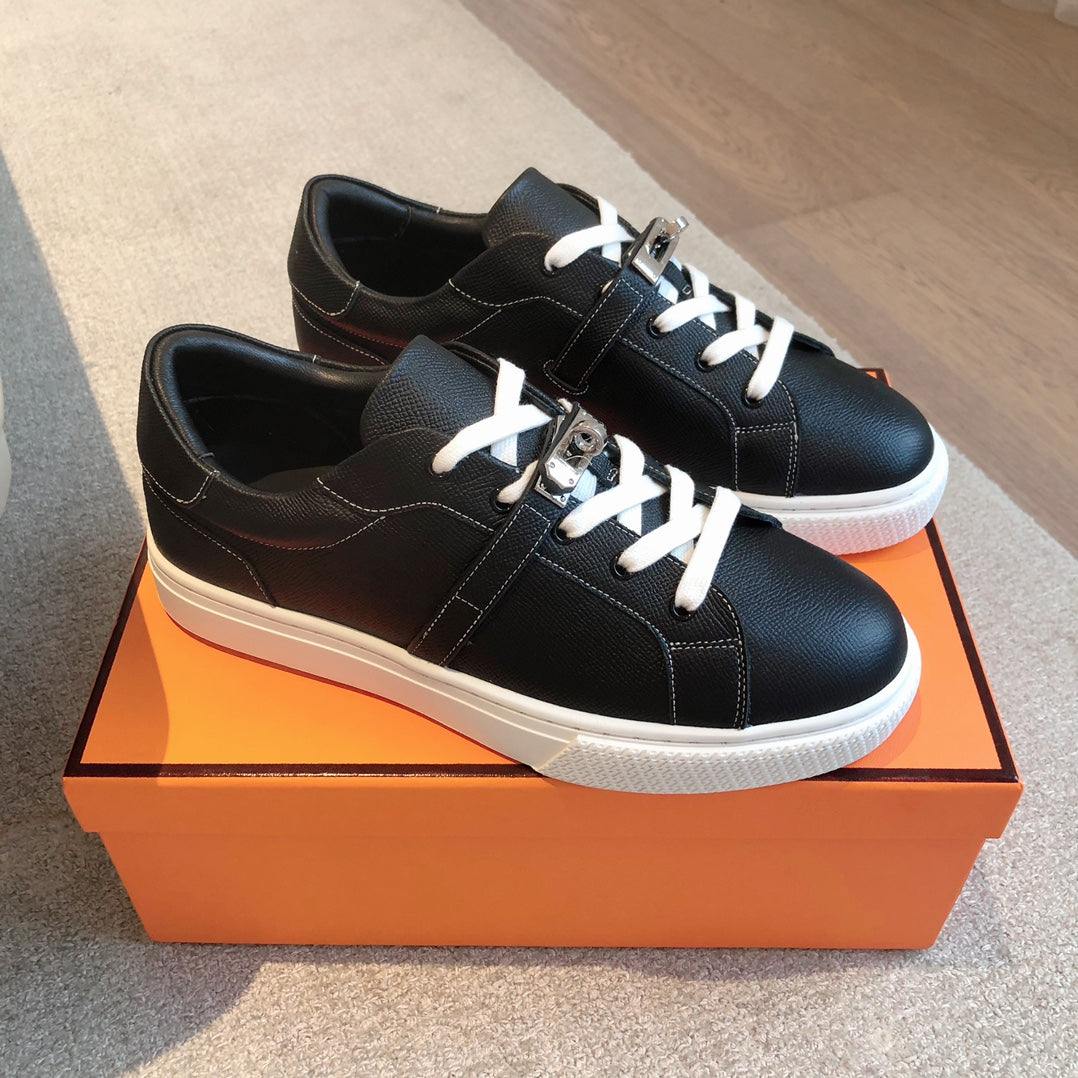 HM Day Sneaker Black Cowhide 970885