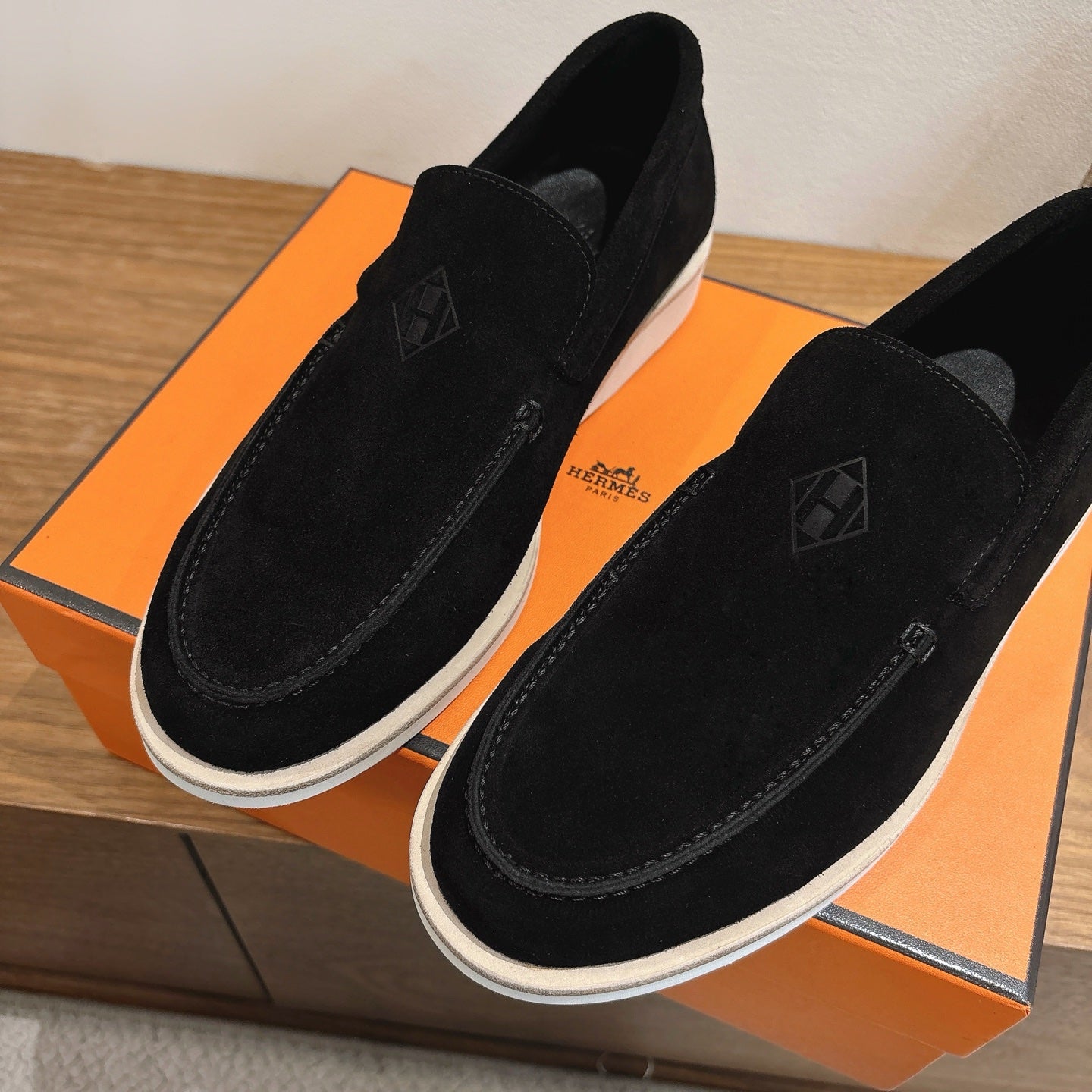 HM Impact Loafers Black Suede 526161