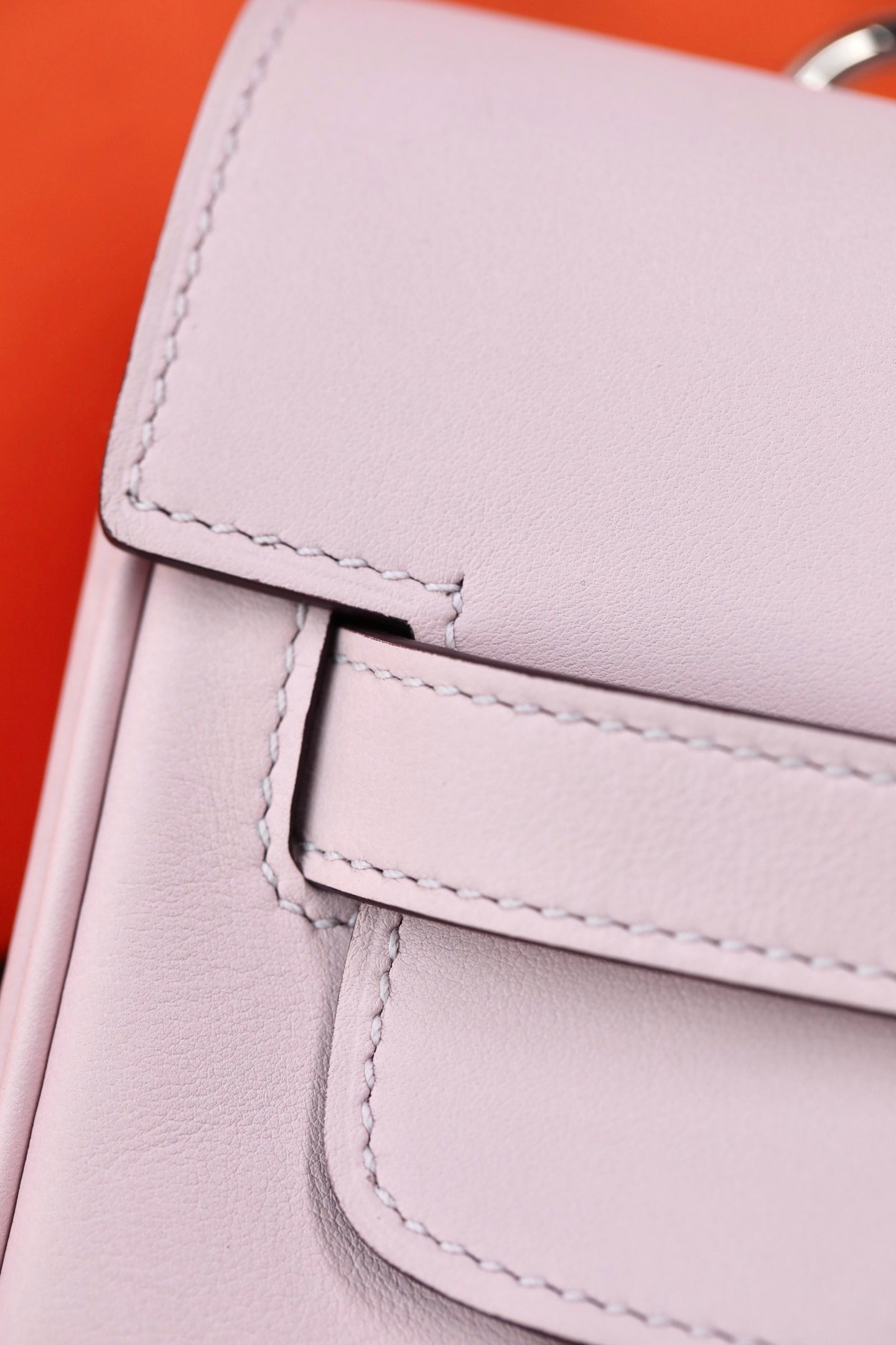 HM Berline Bag 28cm Light Pink Calfskin 284554 (Production time: 25 days)