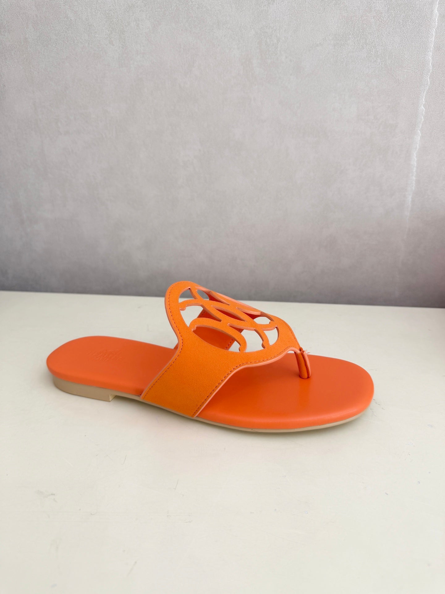 HM Mage Sandal Orange Lambskin 605908