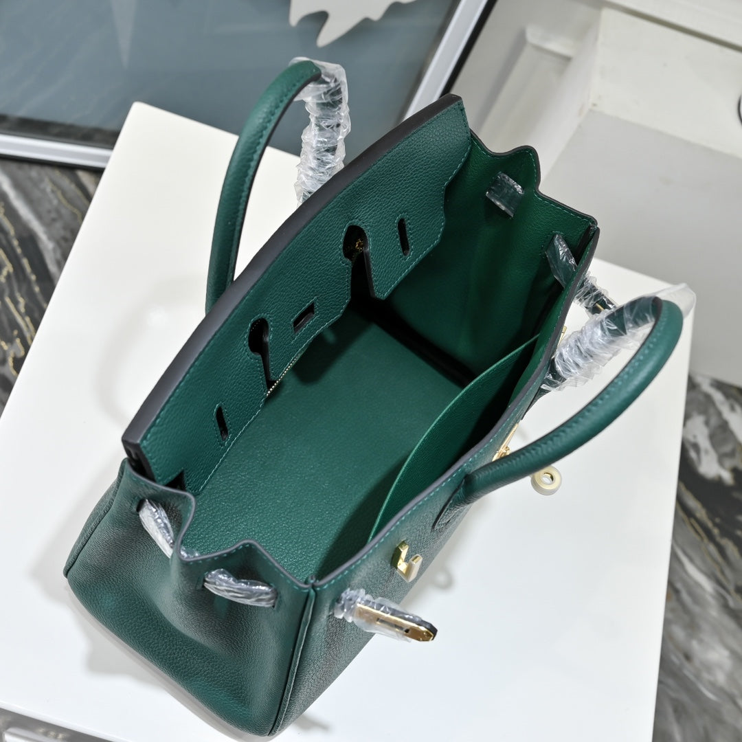 HM Birkin Teal Green Togo Leather GHW