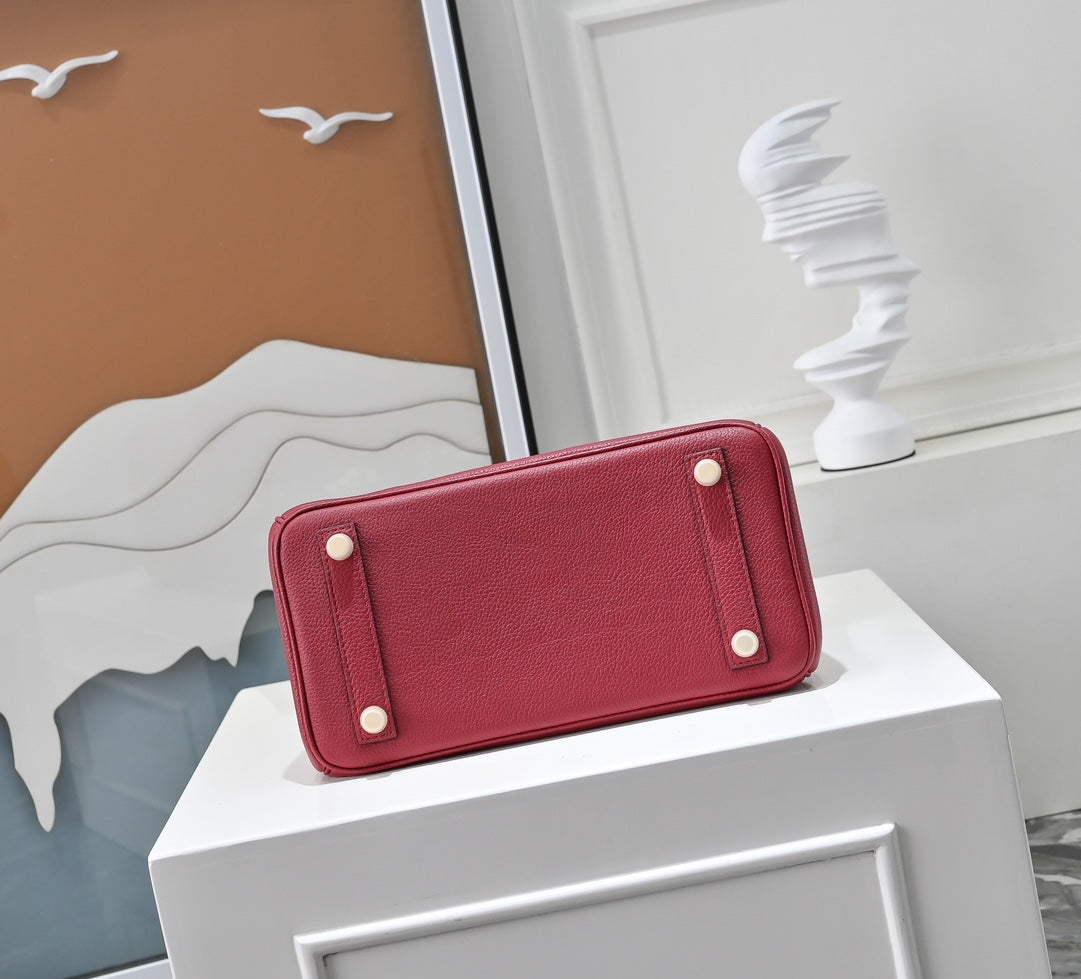 HM Birkin 30cm Burgundy Togo Leather GHW