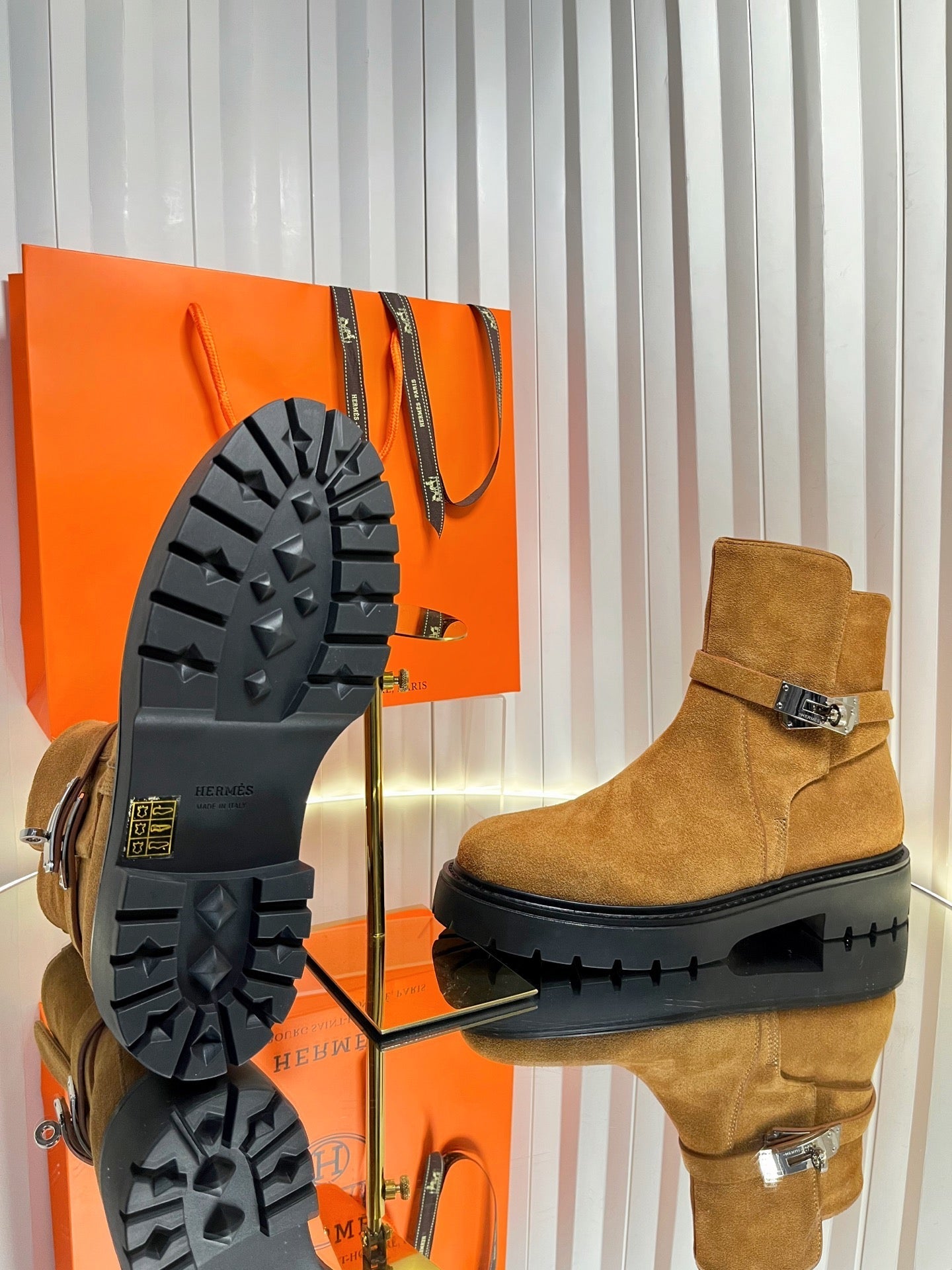 HM Jeff Ankle Boot Brown Suede 616100