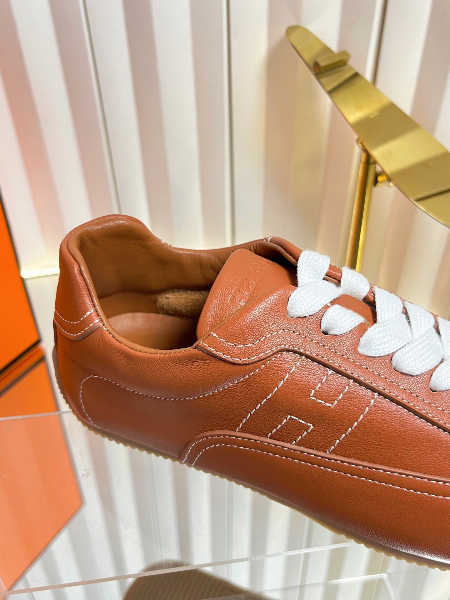 HM May Derby Shoes Brown Calfskin 616145