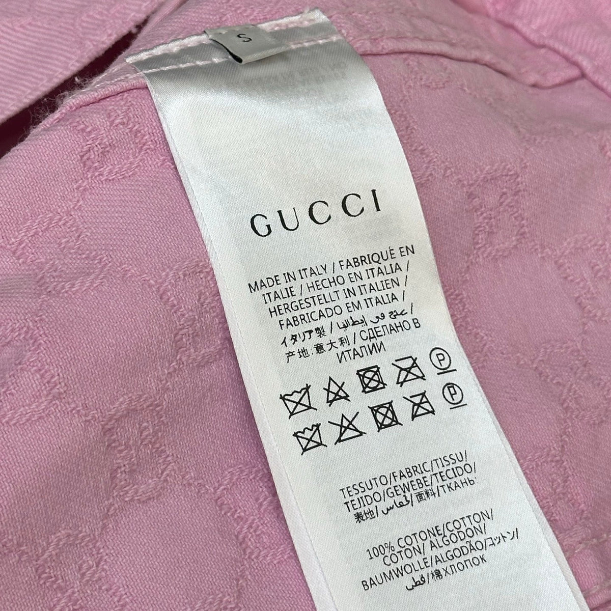 GG 26s Jacquard Jacket Hot Pink Denim 363931