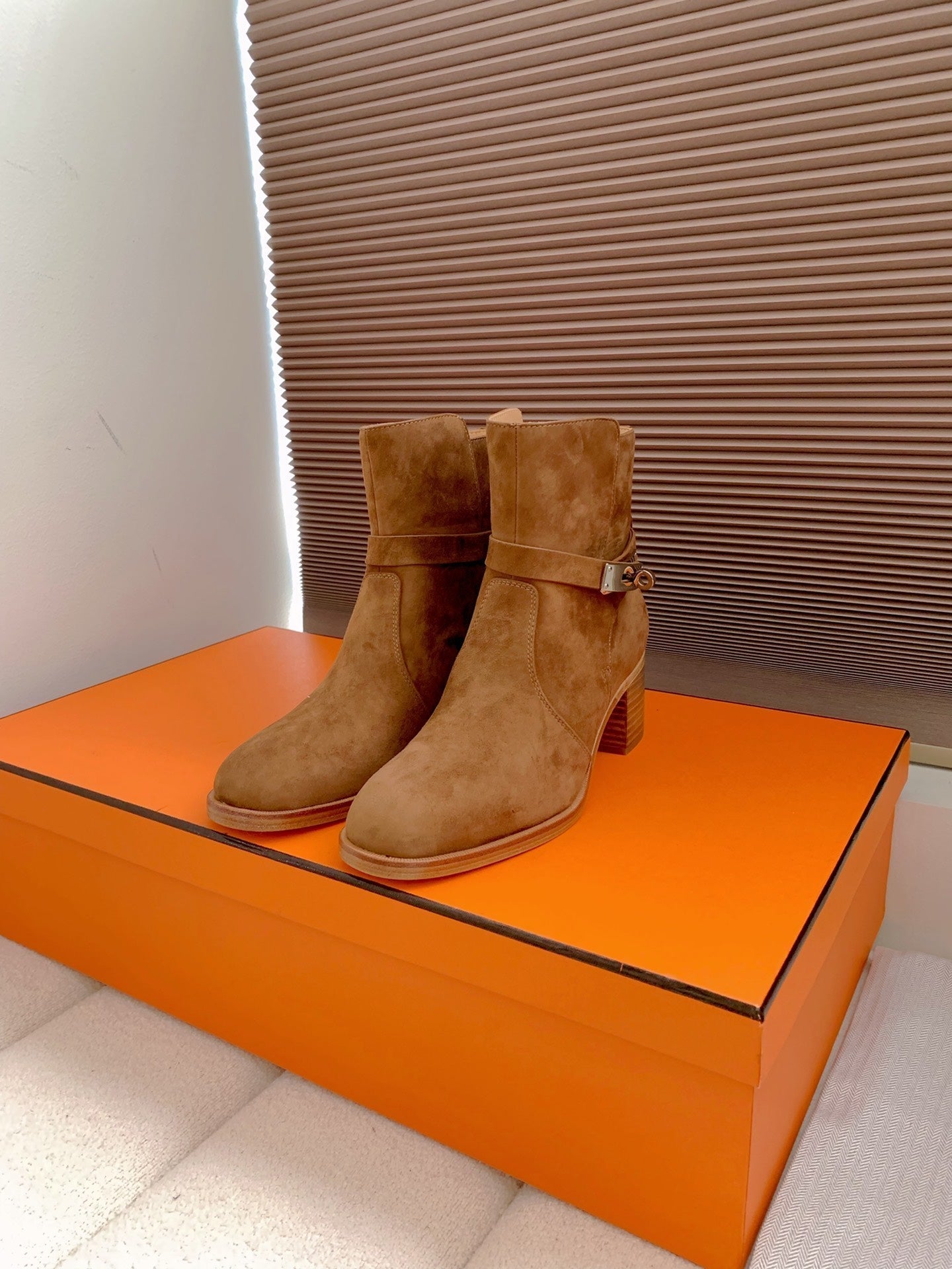 HM Frenchie 50 Ankle Boot Brown Suede 464345