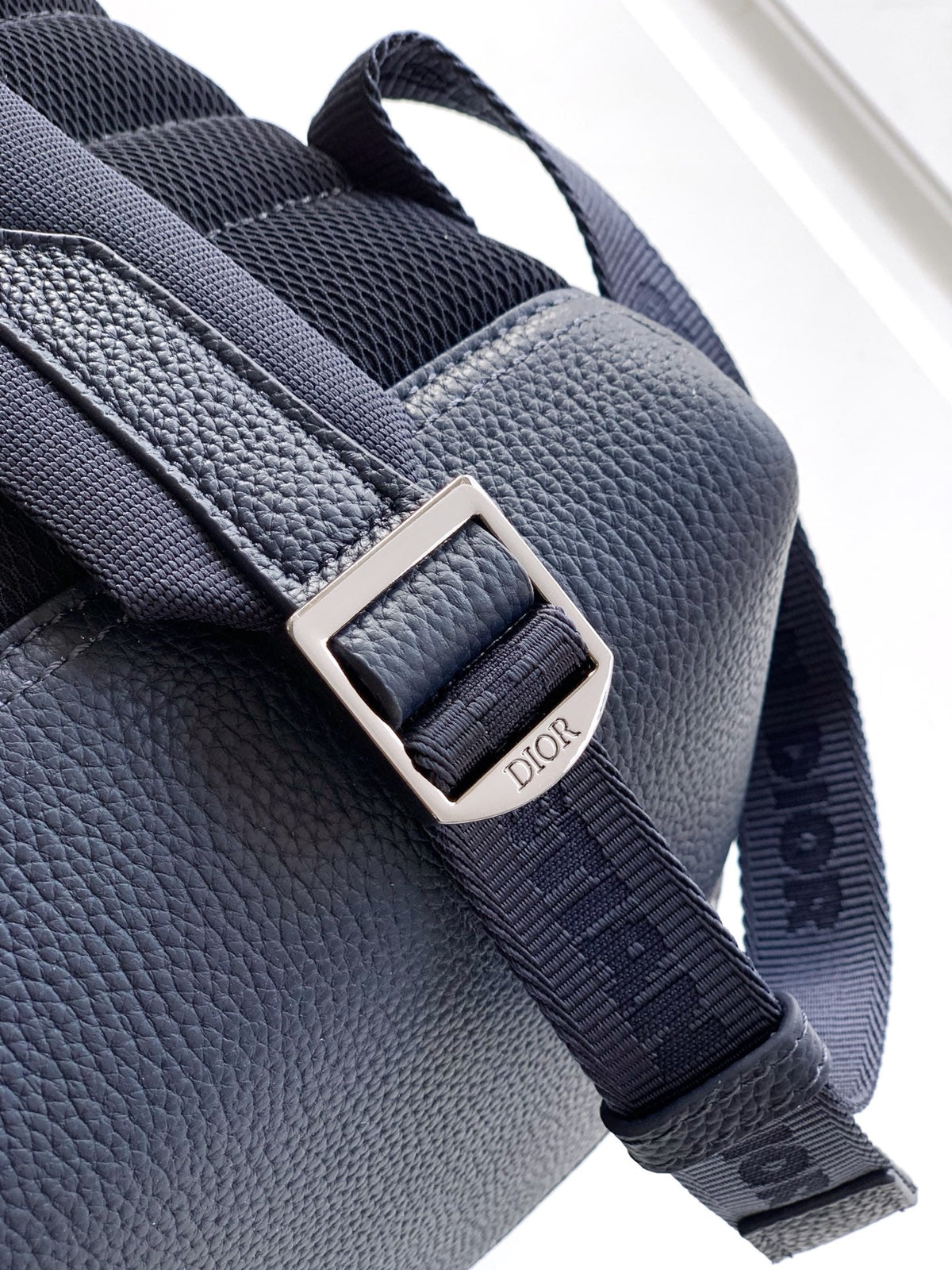 Dior Rider 2.0 Zipper Backpack Navy Blue Cowhide 336239