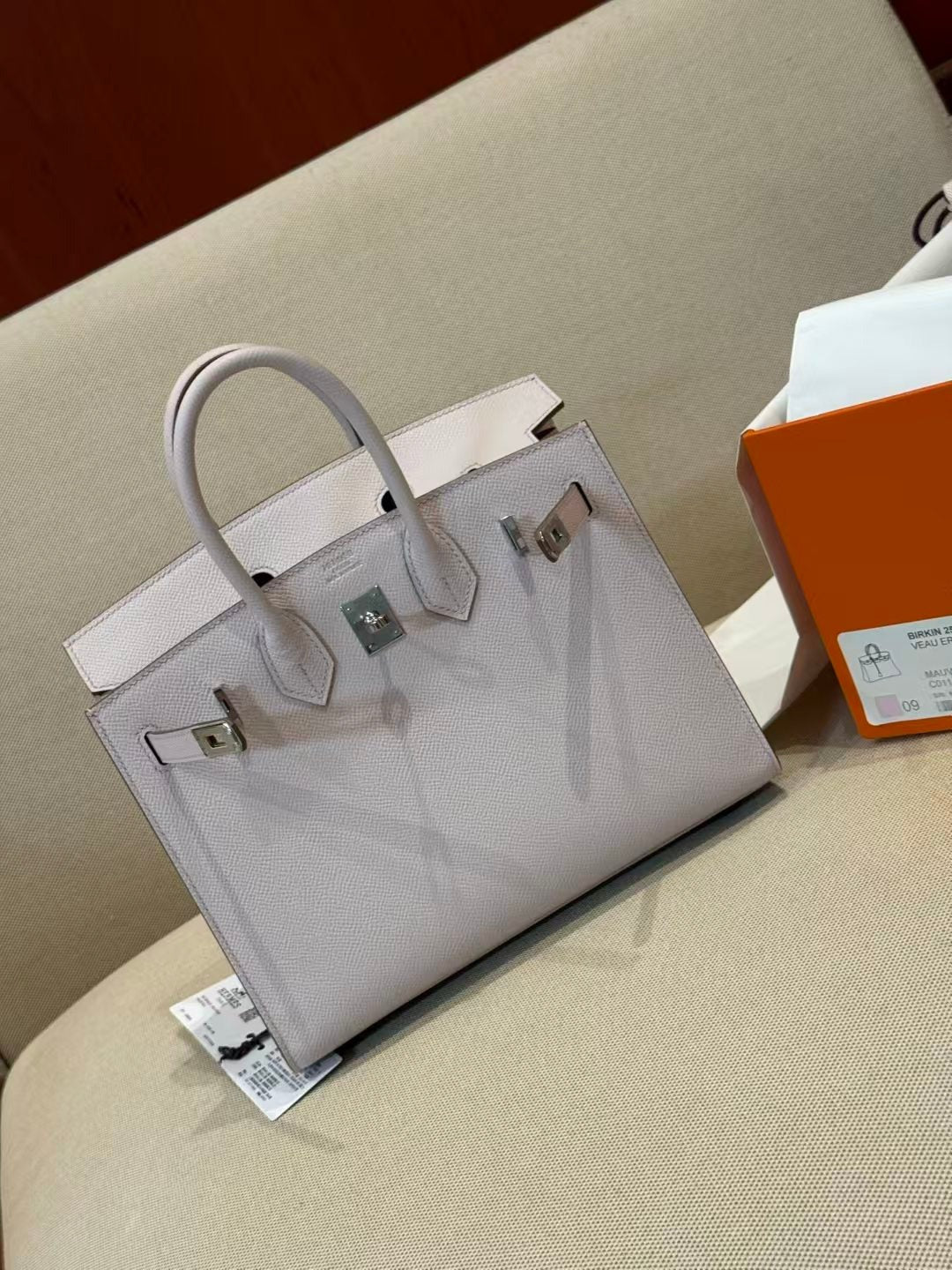 Hermes 2026 Birkin Bag 25cm Light Pink Epsom Leather