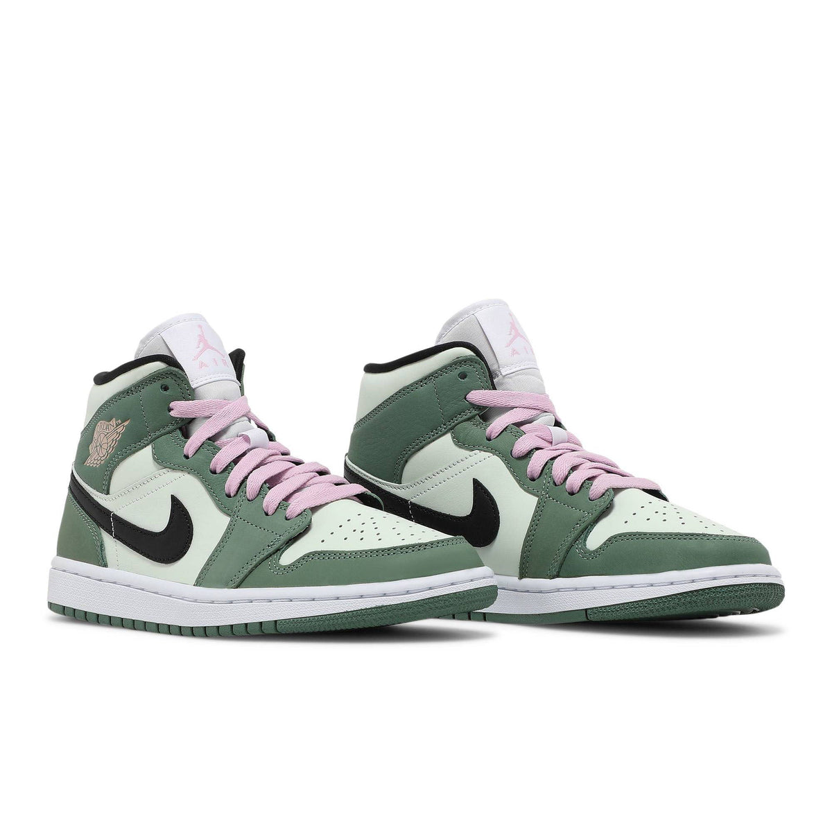 Wmns Air Jordan 1 Mid SE ‘Dutch Green’ CZ0774-300 Sneakers - Hall of Fame