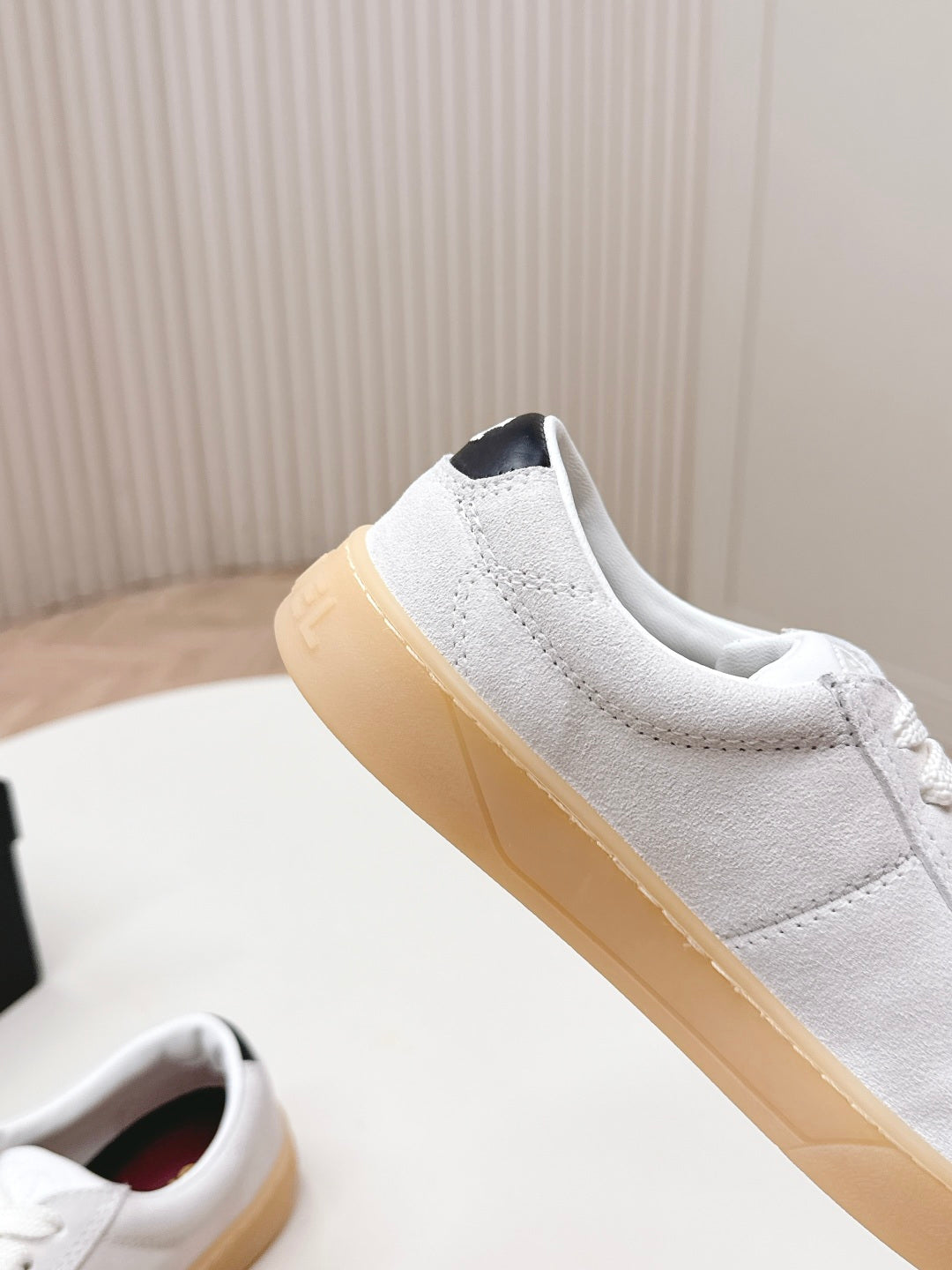 Chanel 2026 Sneaker White Suede Leather 720912