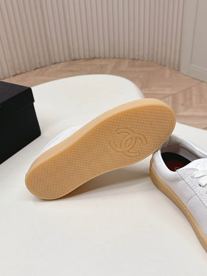 Chanel 2026 Sneaker White Suede Leather 720912