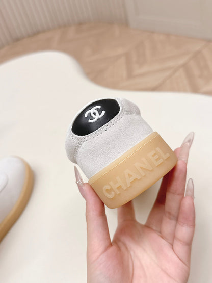 Chanel 2026 Sneaker White Suede Leather 720912
