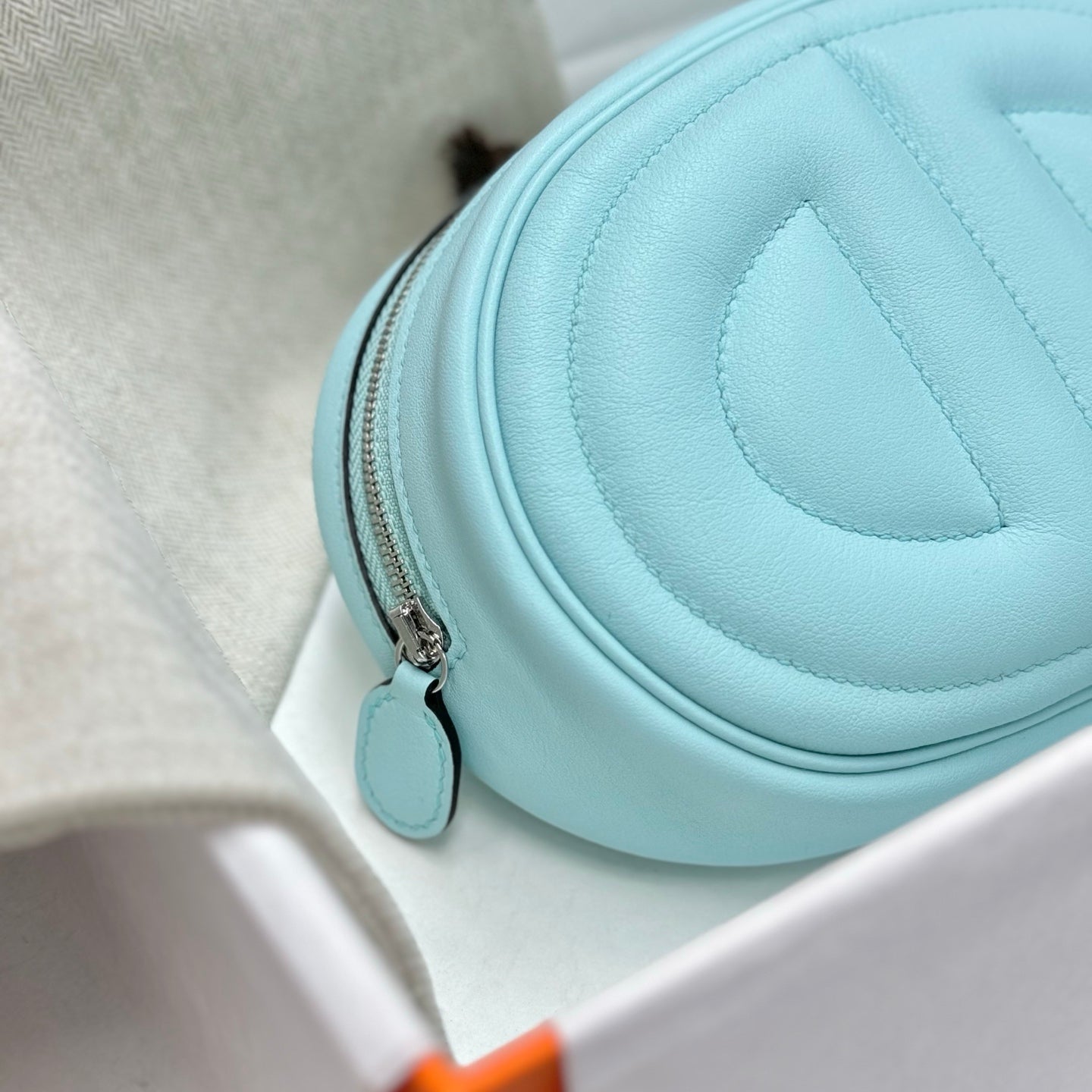 HM In-the-Loop Belt 19CM Bag Blue Swif
