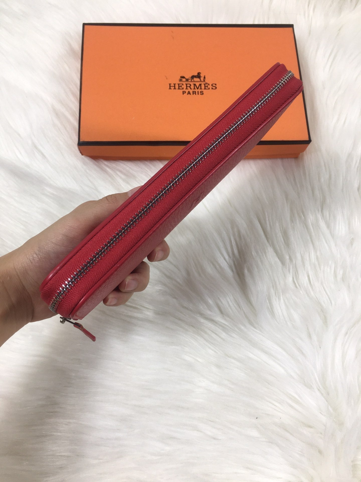 HM Silk'in Classic Wallet 20 Apple Grained Calfskin