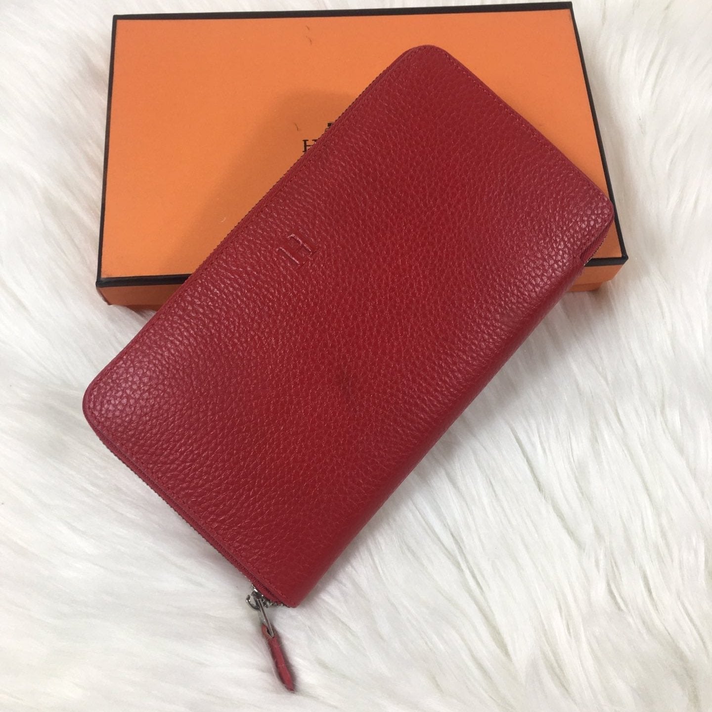 HM Silk'in Classic Wallet 20 Apple Grained Calfskin