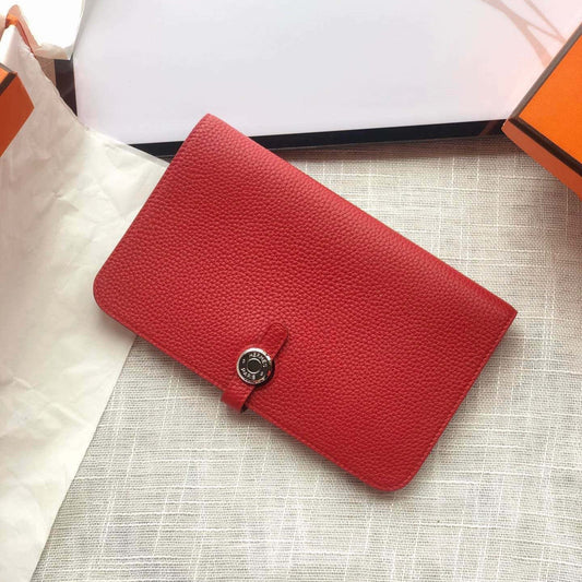 HM Dogon Wallet 20 Red Togo SHW