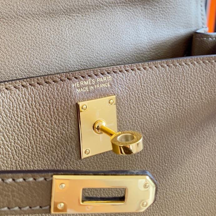 Kelly Danse II 22cm Brown Evercolor Leather Ghw