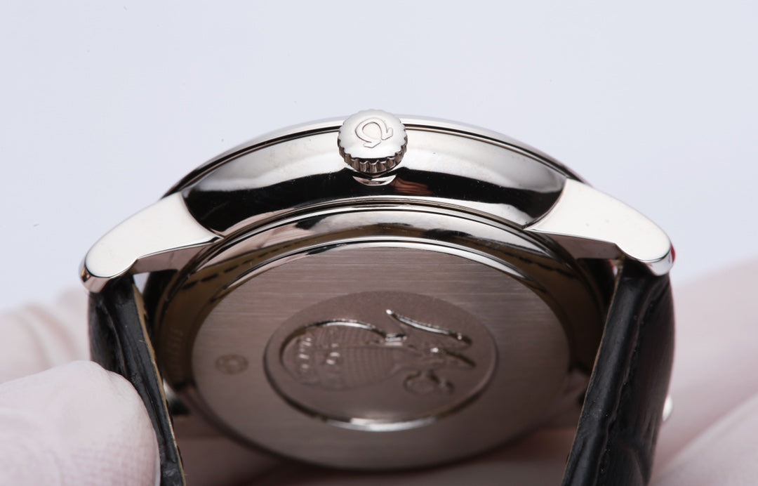 Omega De Ville 32.5mm Chocolate Dial Leather