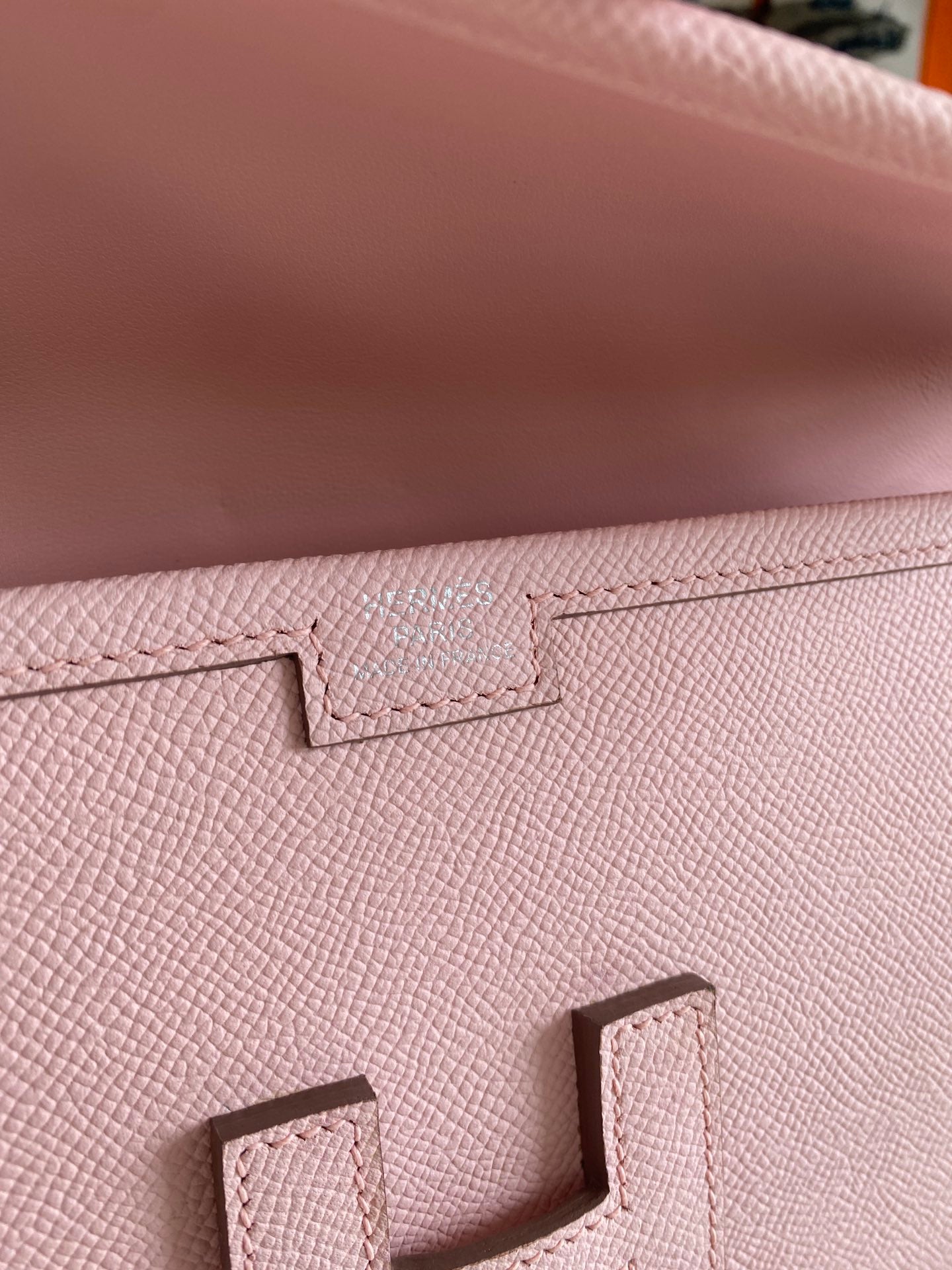 HM Jige Elan 29 Clutch In Crepe Pink Calfskin (25 days of production)