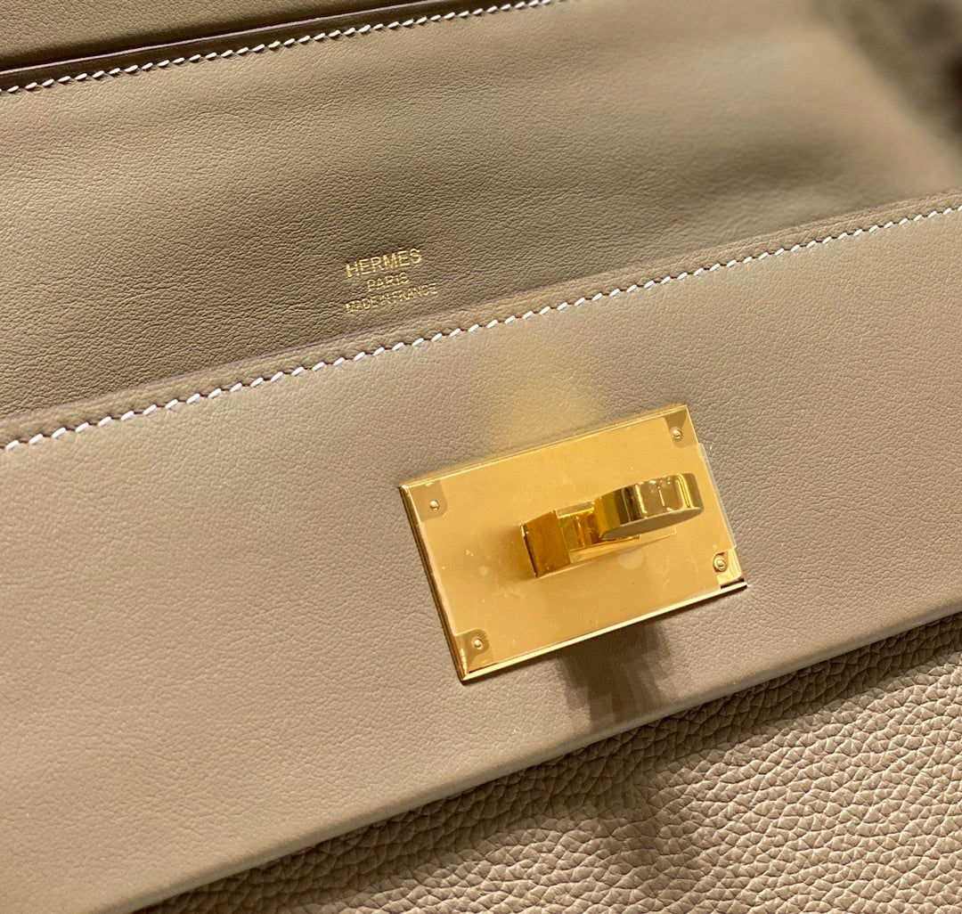 HM 26s 24/24 Bag 29cm Taupe Togo Leather