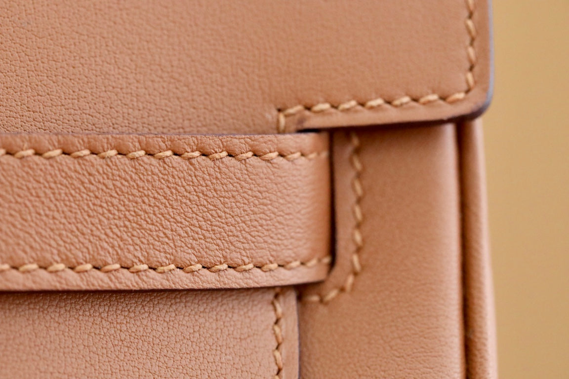HM Berline Bag 28cm Brown Calfskin 284550 (Production time: 25 days)