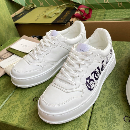 GG 26 Sneaker White Black Calfskin 632885