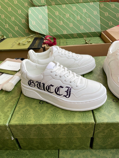 GG 26 Sneaker White Black Calfskin 632885
