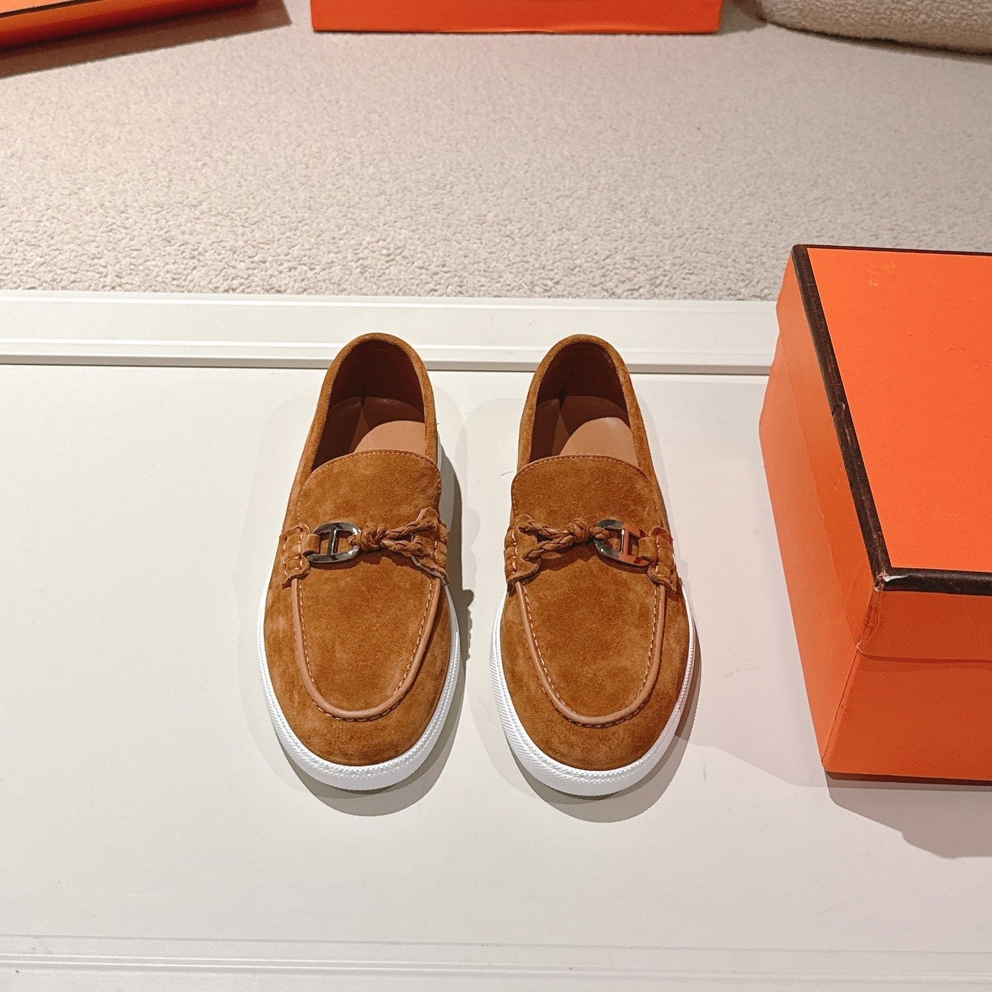 HM Ignacio Loafer Brown Suede 577448