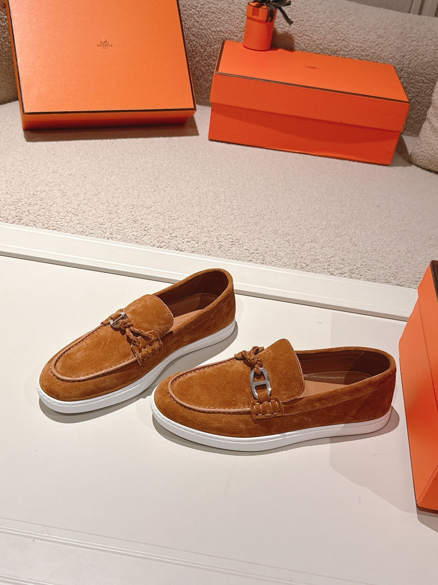 HM Ignacio Loafer Brown Suede 577448