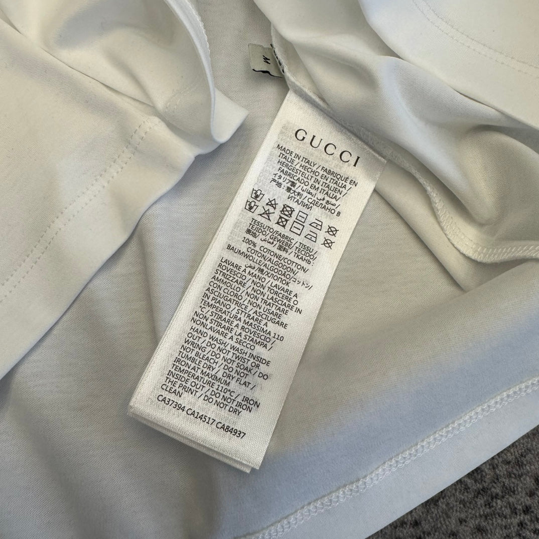 GG SS26 Short-Sleeve T-Shirt Embroidery Cotton 350528