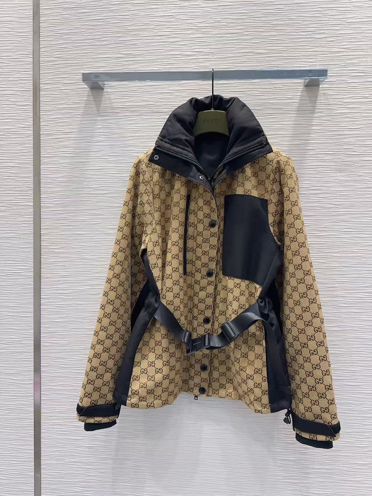 GG Jacquard Jacket Technical Fabric