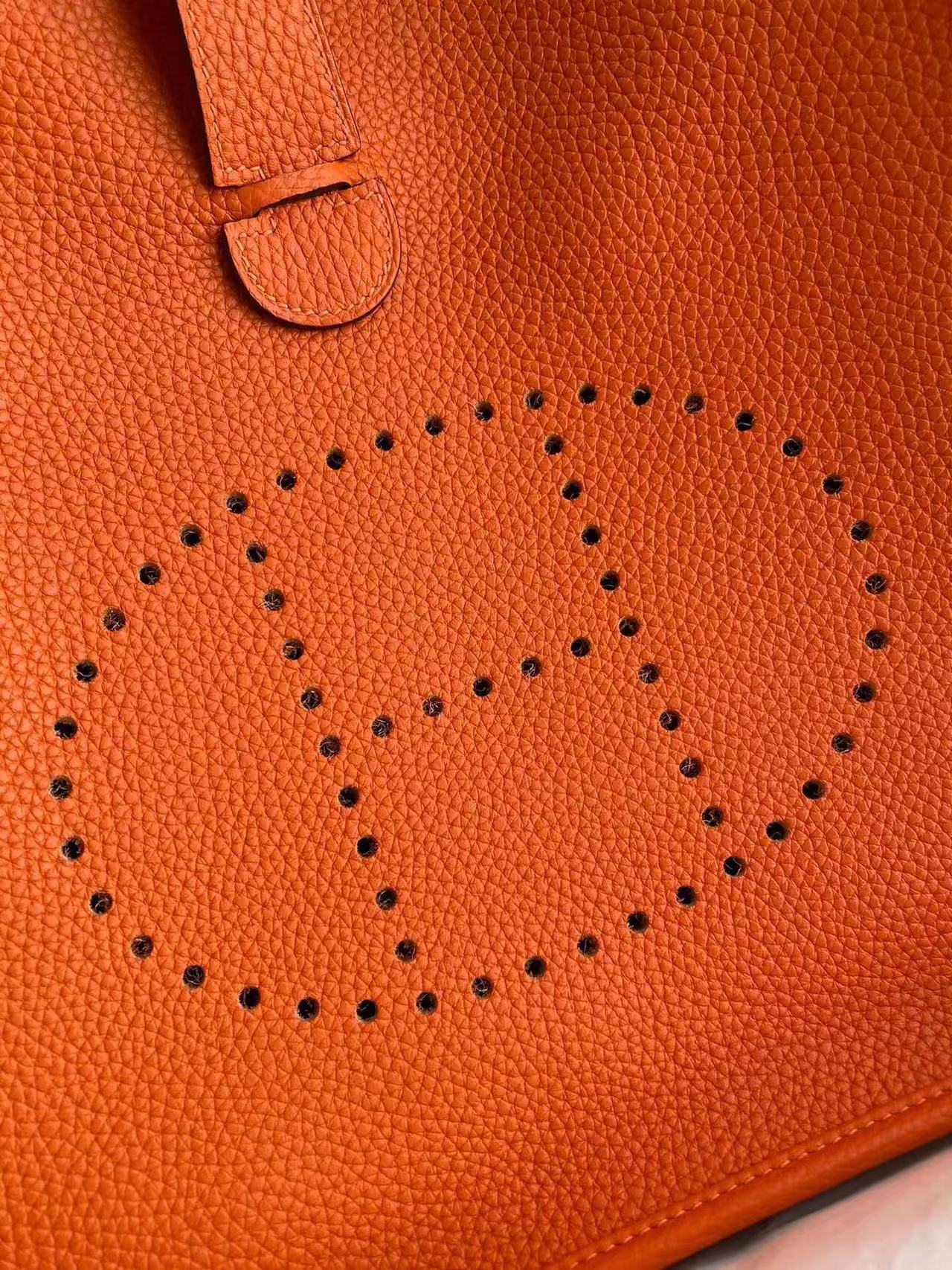 Evelyne 29cm Orange Togo