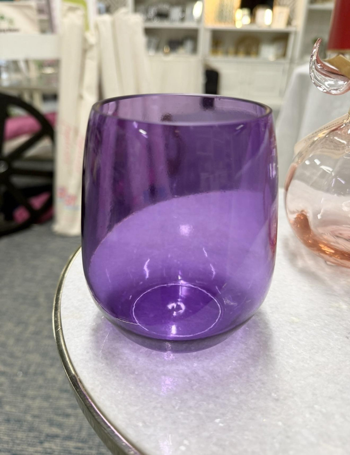 Acrylic Wine Glasses stemless