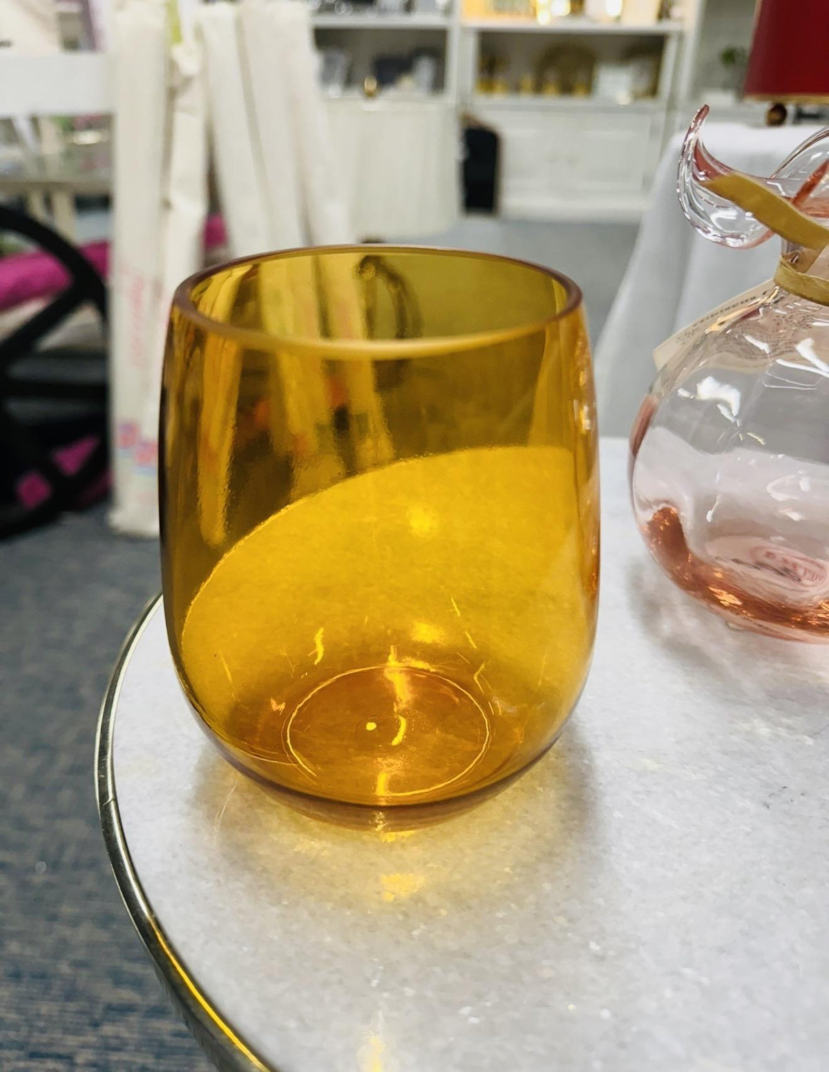 Acrylic Wine Glasses stemless