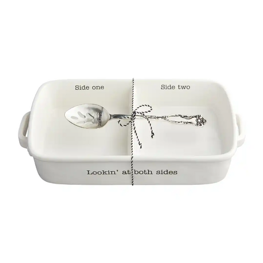 Side Dish Serving Set with Spoon