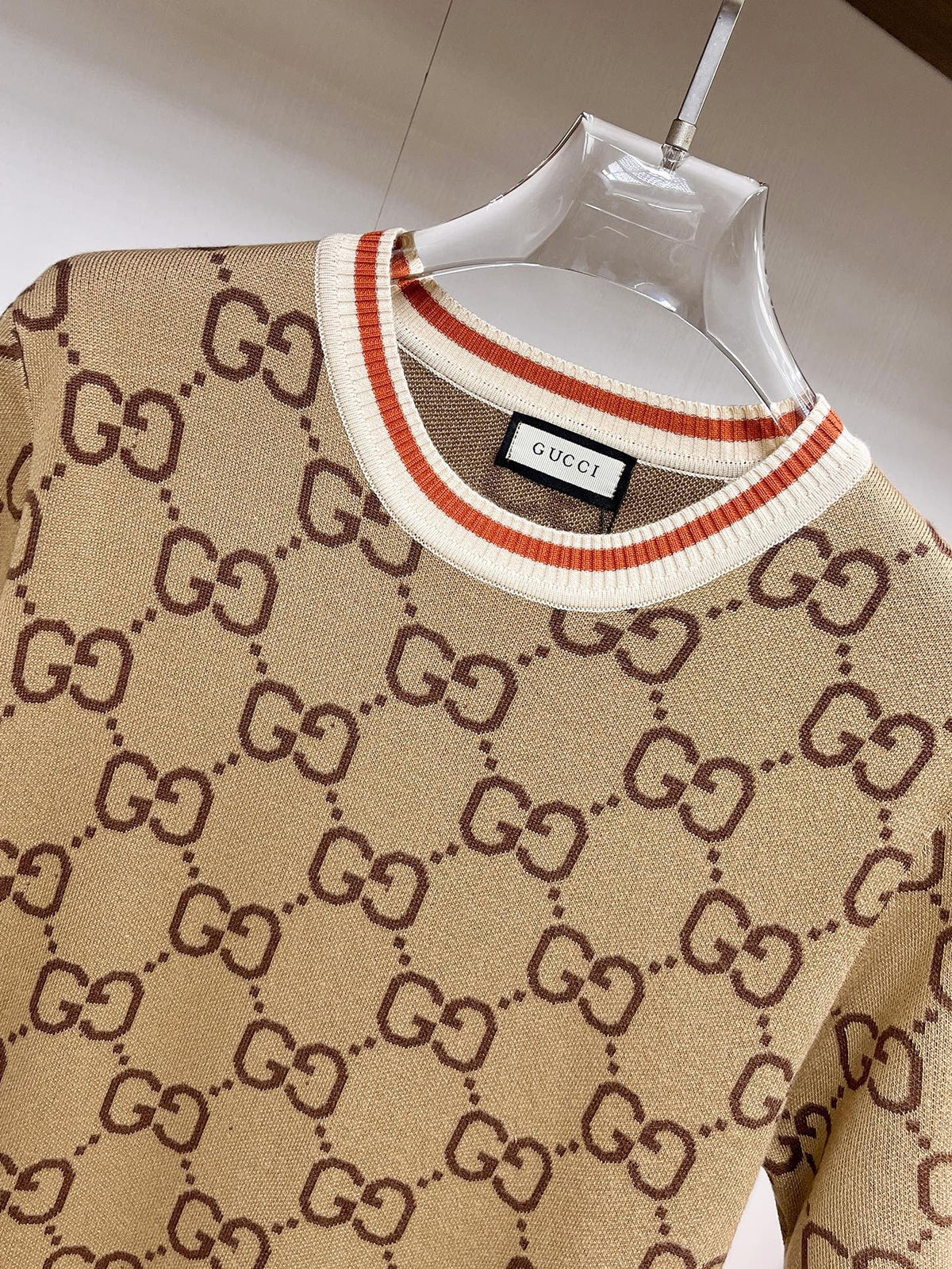 GG Shirt Beige Monogram