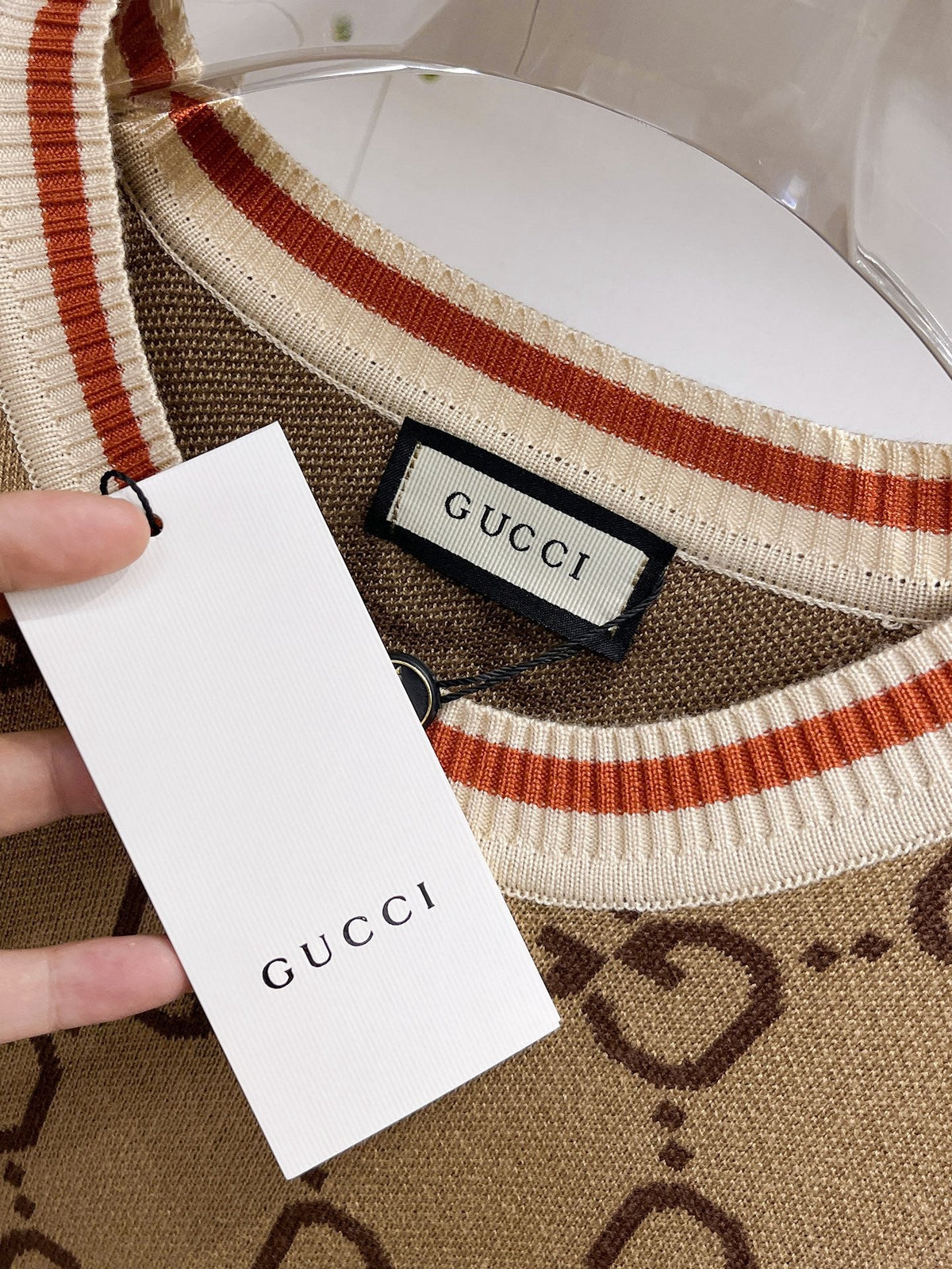 GG Shirt Beige Monogram