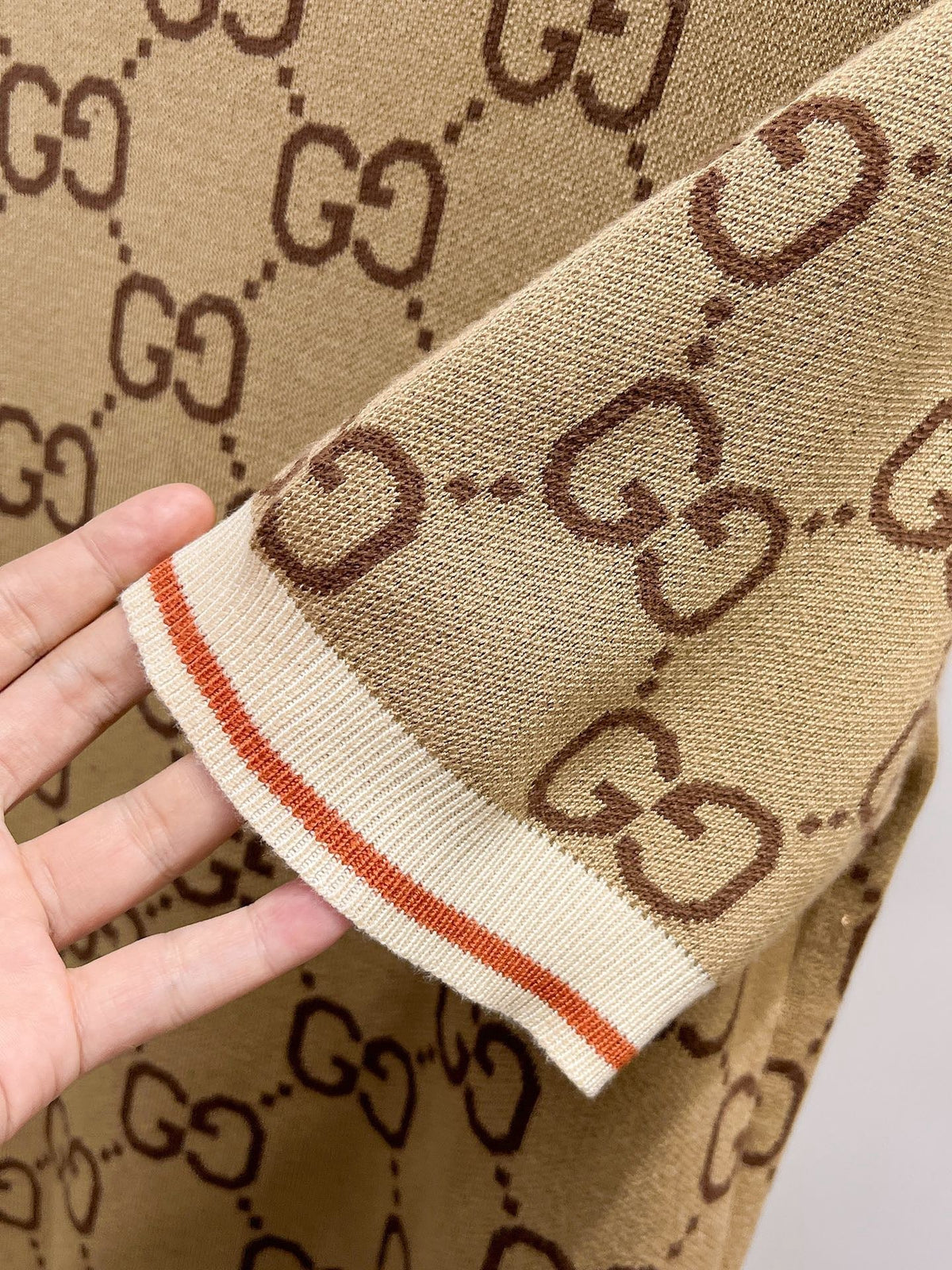 GG Shirt Beige Monogram