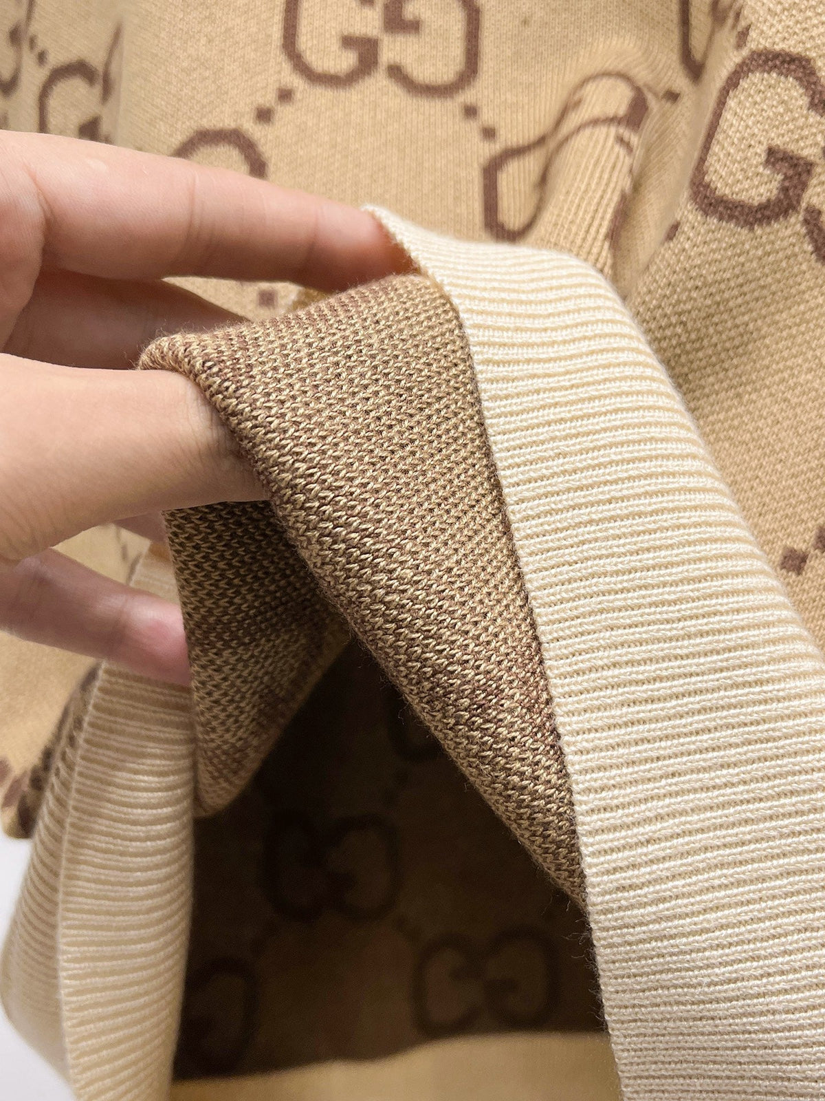 GG Shirt Beige Monogram