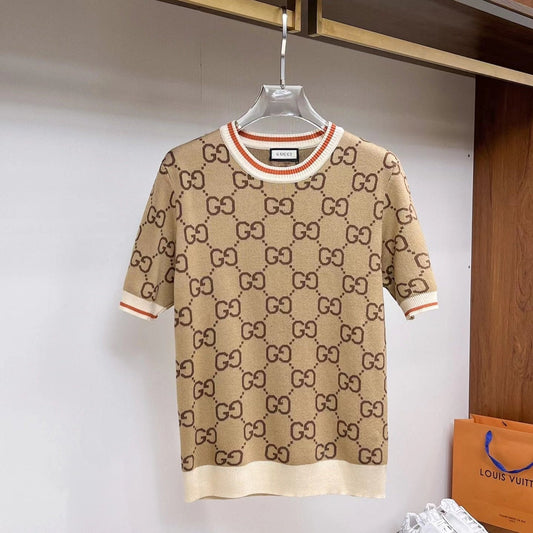 GG Shirt Beige Monogram