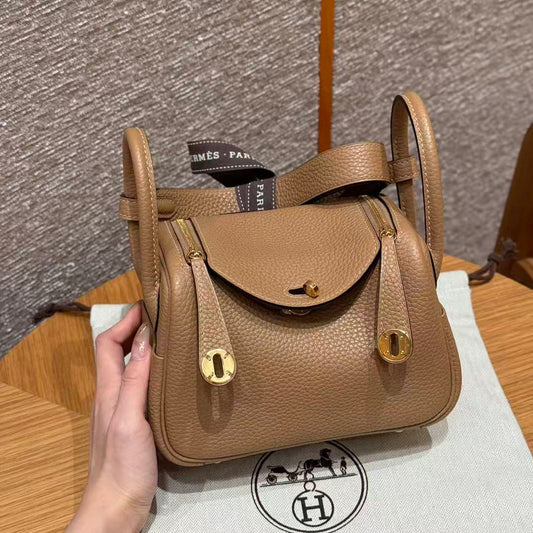 HM Mini Lindy 19cm Camel Leather