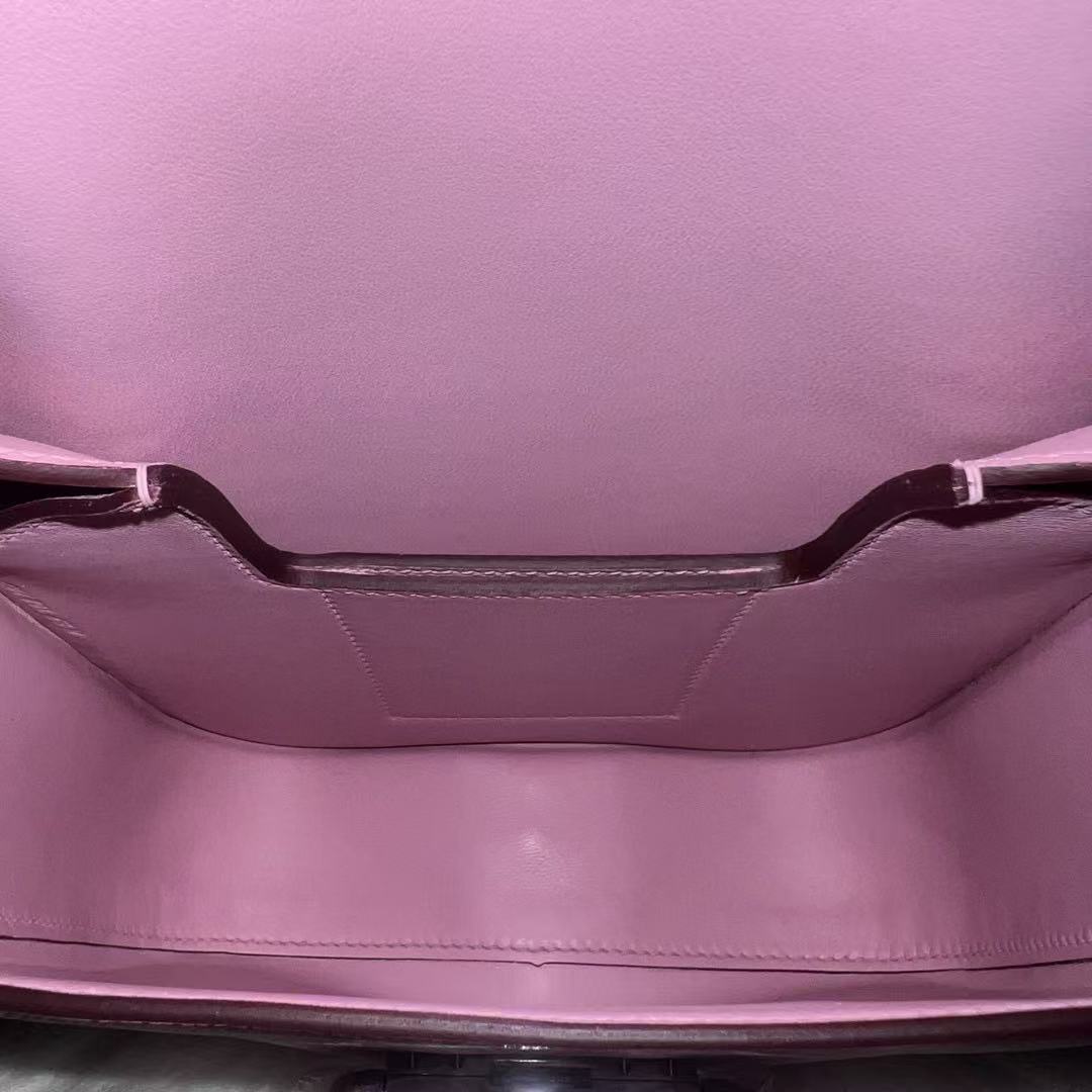 HM Della Cavalleria Mini Bag Light Pink Epsom Leather
