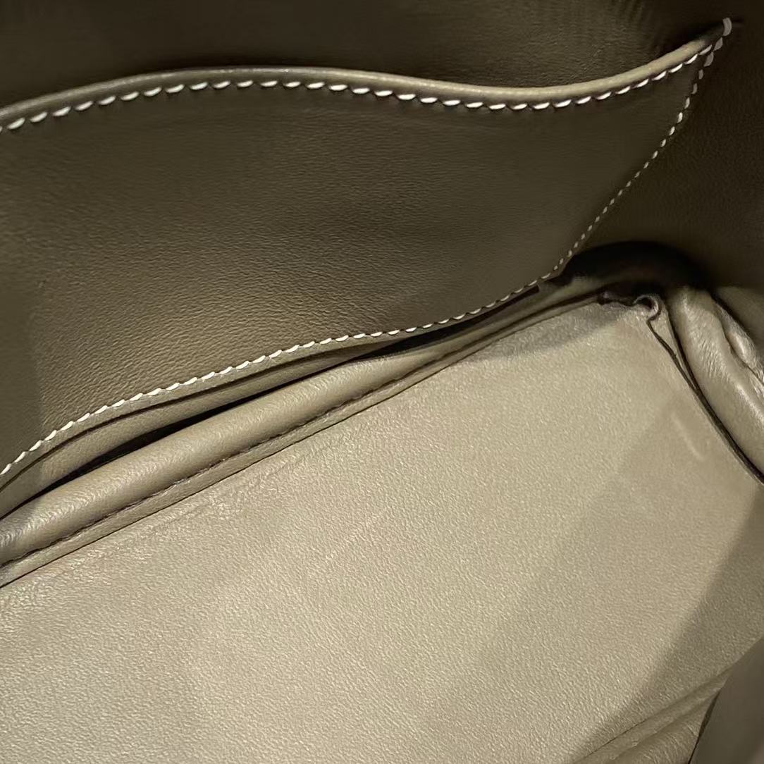 HM Bolide Mini  18cm Etoupe Togo Leather Gold Hardware